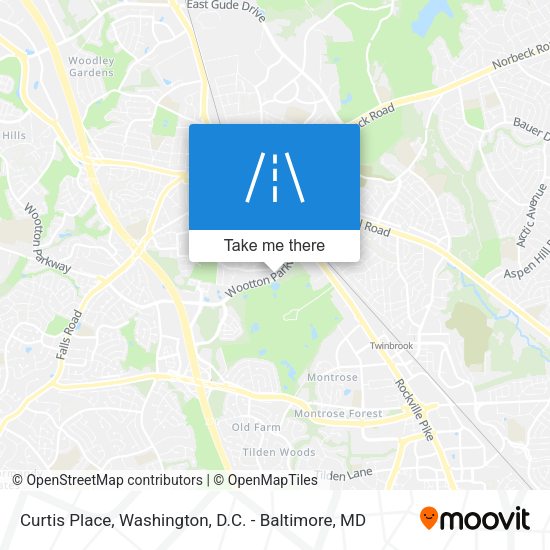Curtis Place map