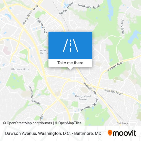 Dawson Avenue map