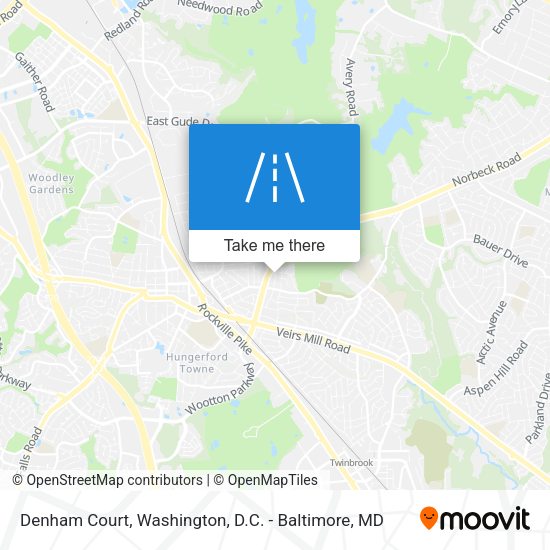 Denham Court map