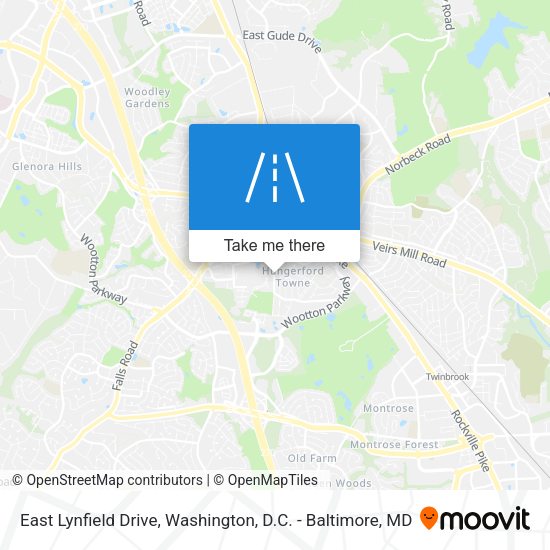 East Lynfield Drive map