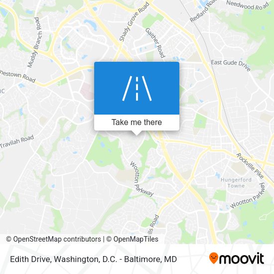Edith Drive map
