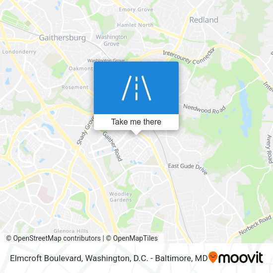 Elmcroft Boulevard map