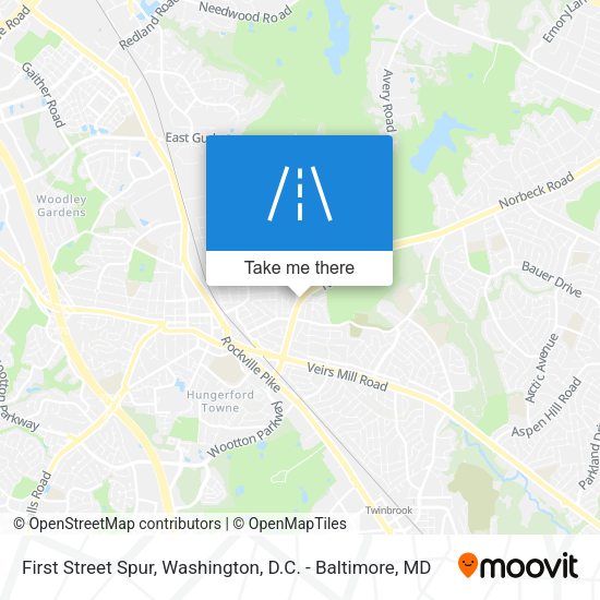 Mapa de First Street Spur