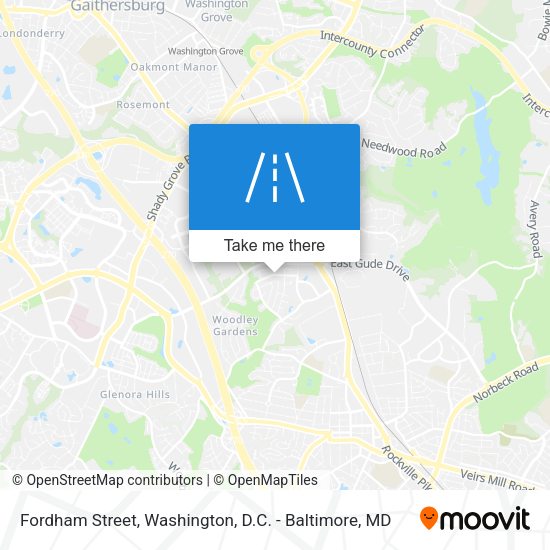 Fordham Street map