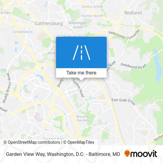 Garden View Way map