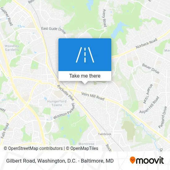 Gilbert Road map