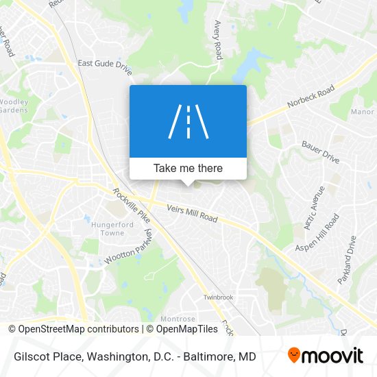 Gilscot Place map