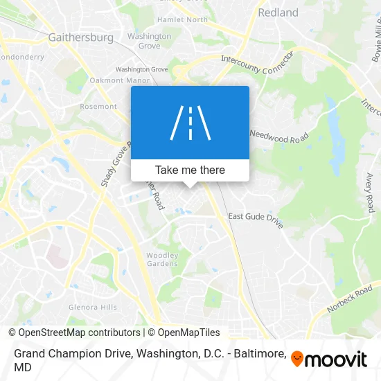 Grand Champion Drive map