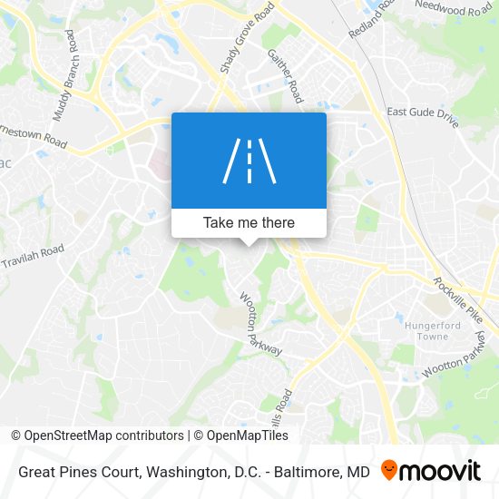 Great Pines Court map