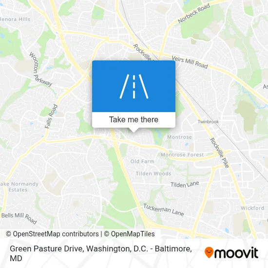 Green Pasture Drive map