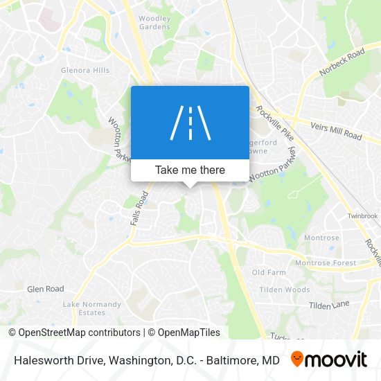 Halesworth Drive map