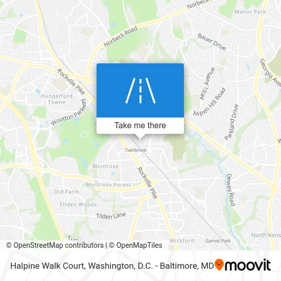 Halpine Walk Court map