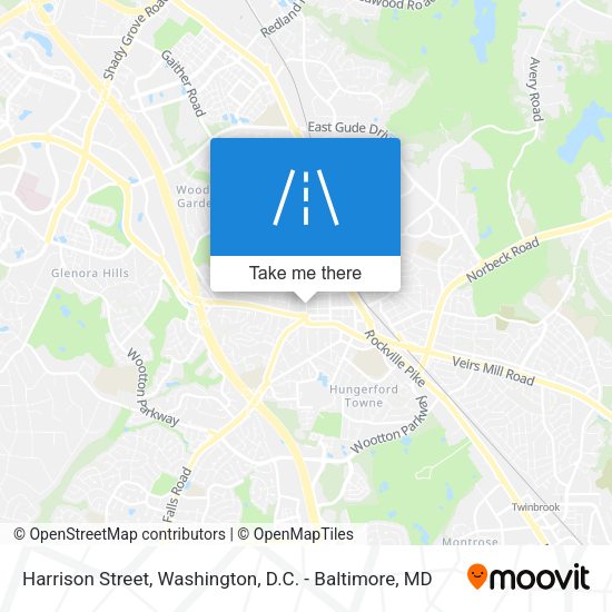 Harrison Street map