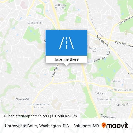 Mapa de Harrowgate Court