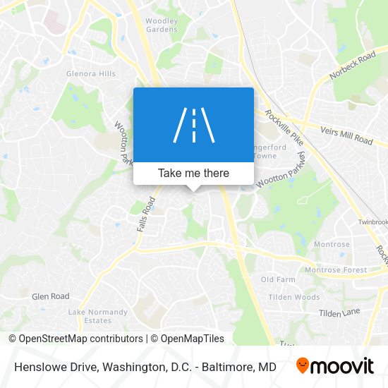 Henslowe Drive map