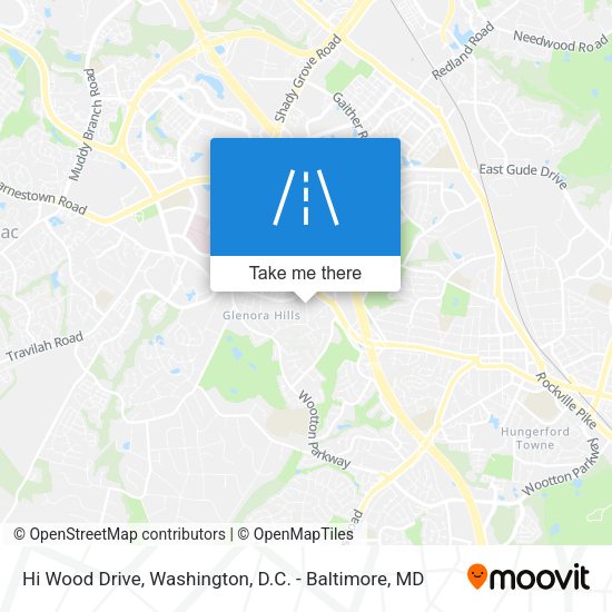 Hi Wood Drive map