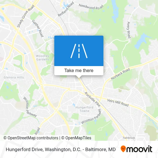 Hungerford Drive map