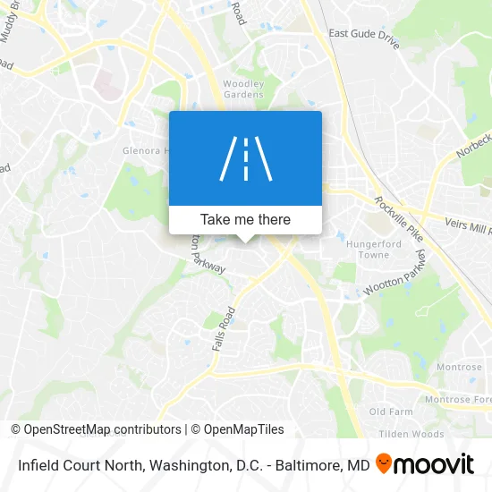 Infield Court North map