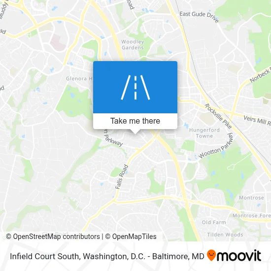 Infield Court South map