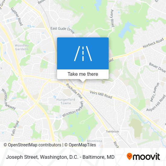 Mapa de Joseph Street