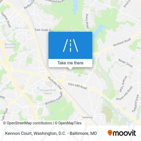 Kennon Court map