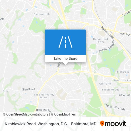 Kimblewick Road map