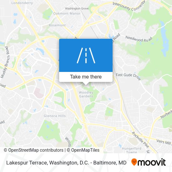 Lakespur Terrace map