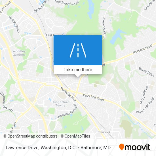 Lawrence Drive map