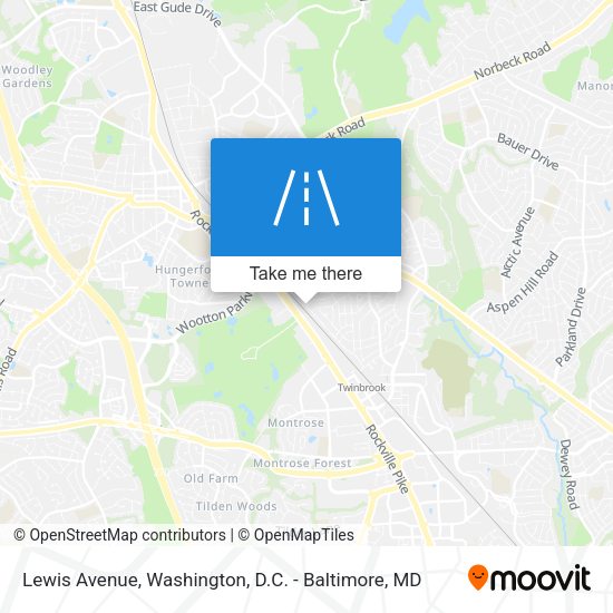 Mapa de Lewis Avenue