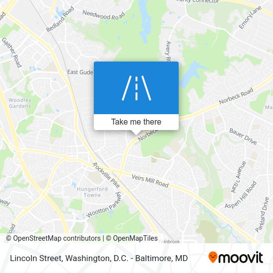 Lincoln Street map