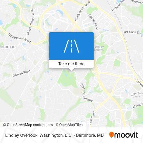 Lindley Overlook map