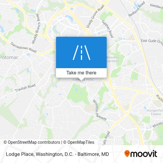Lodge Place map