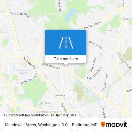 Macdowell Street map