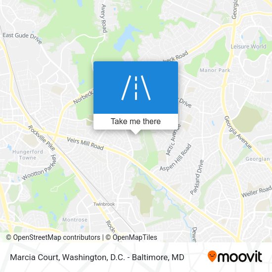 Marcia Court map
