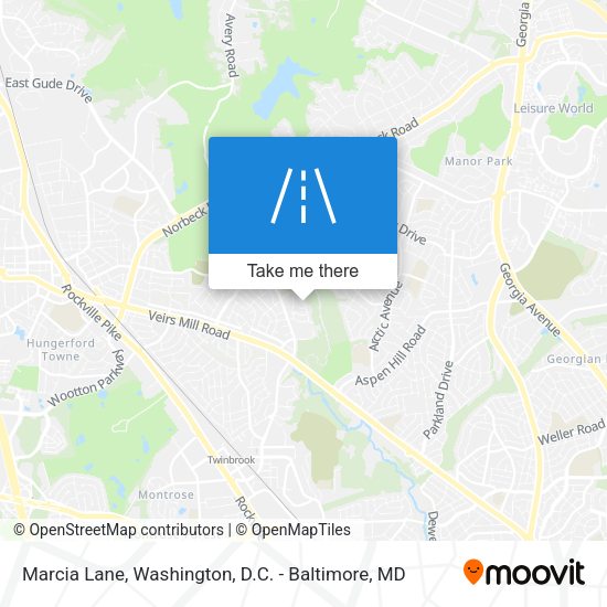 Marcia Lane map