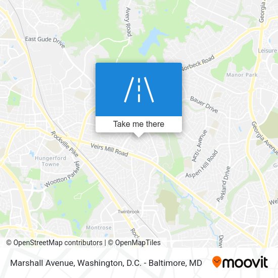 Mapa de Marshall Avenue
