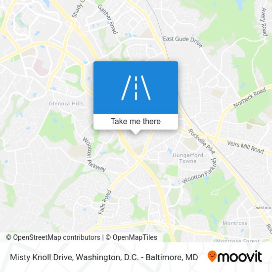 Misty Knoll Drive map