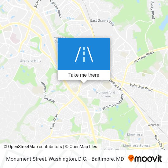 Monument Street map