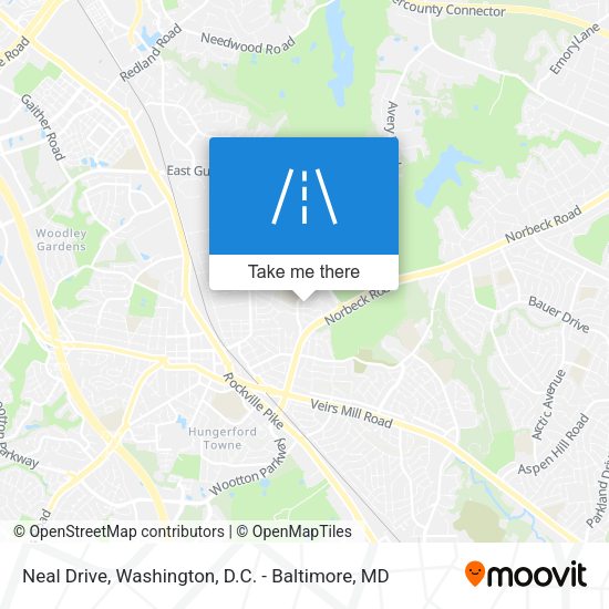Neal Drive map