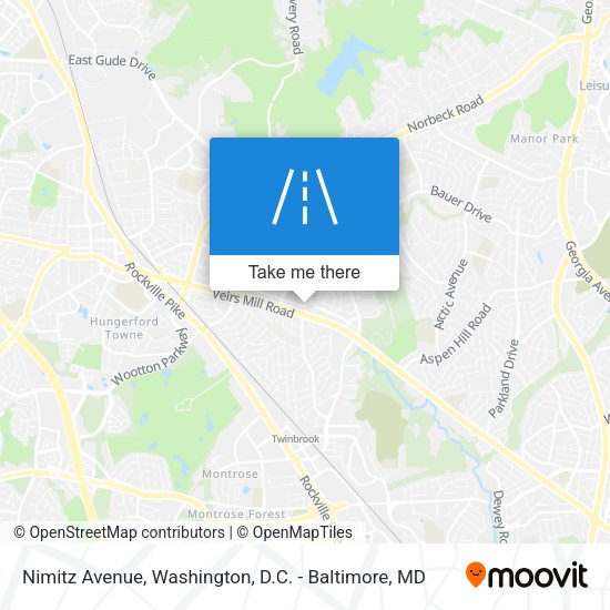 Nimitz Avenue map