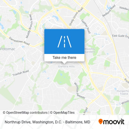 Northrup Drive map