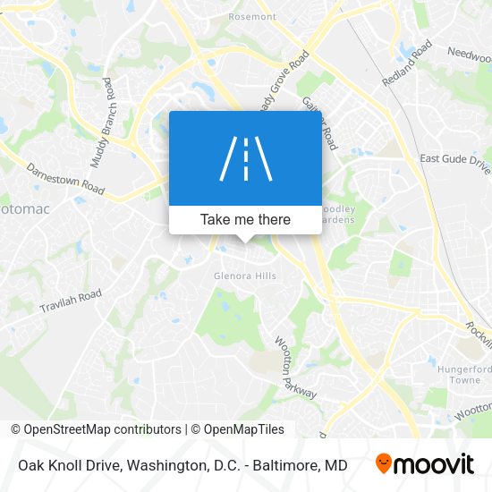 Oak Knoll Drive map