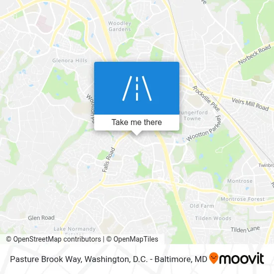 Pasture Brook Way map