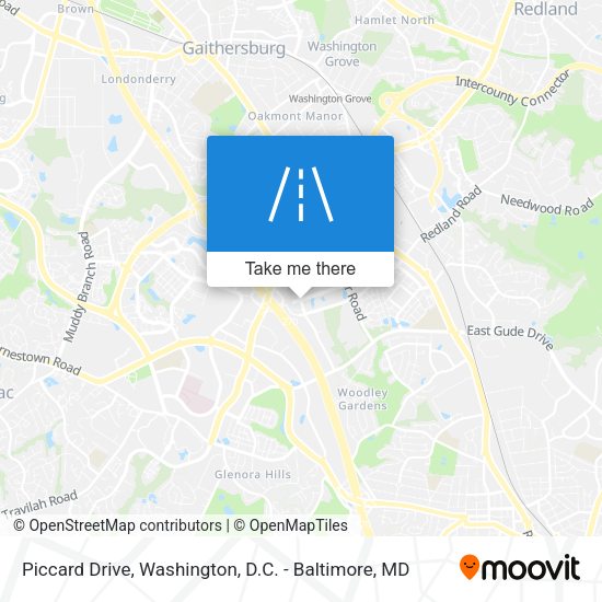 Piccard Drive map