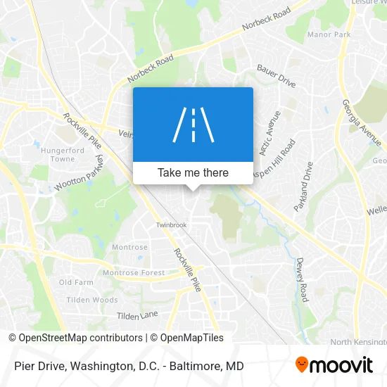 Pier Drive map