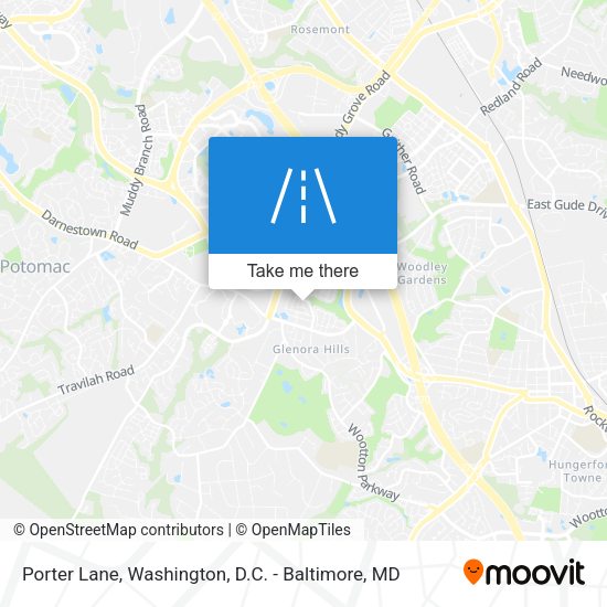 Porter Lane map