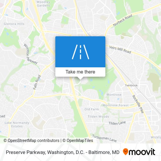 Mapa de Preserve Parkway