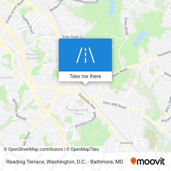 Reading Terrace map