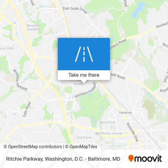 Mapa de Ritchie Parkway
