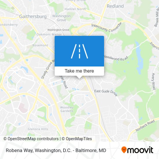 Robena Way map